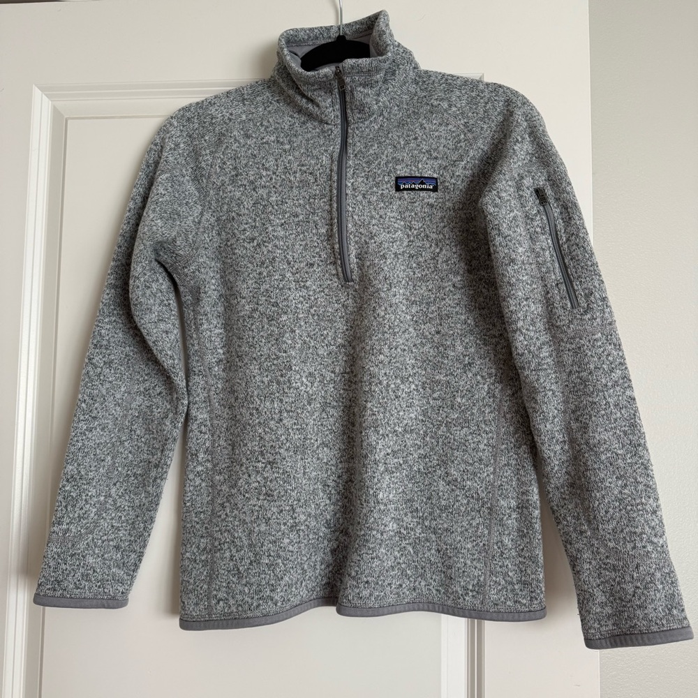 Patagonia Women's Zip-Up Sweater in Gray